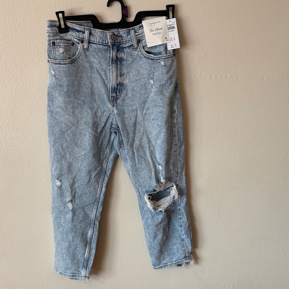Abercrombie & Fitch Denim - Abercrombie & Fitch Light Blue High Rise Jeans